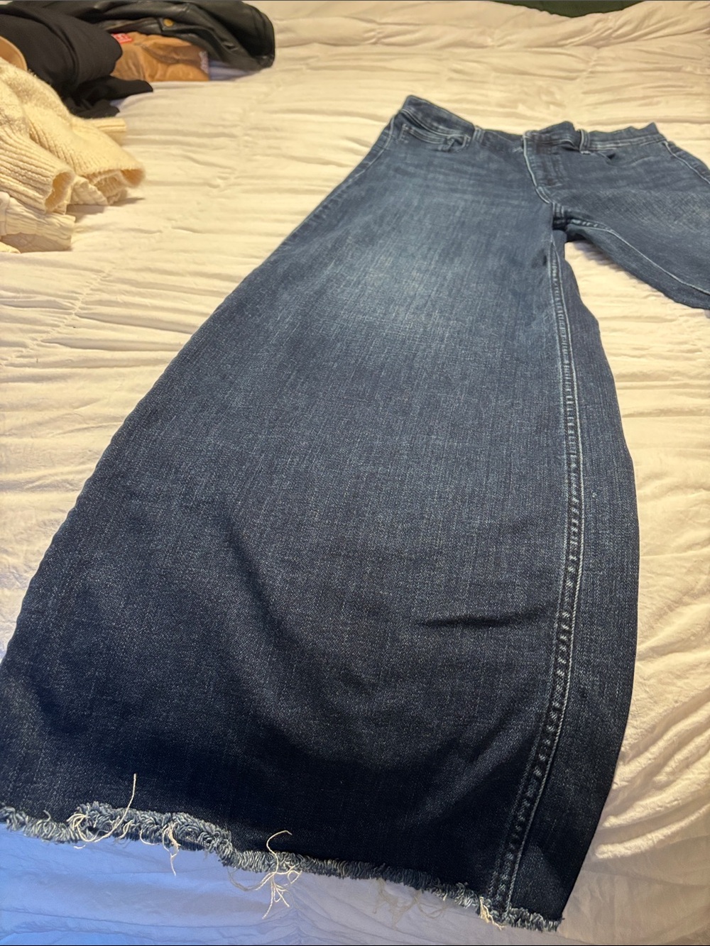 rag & bone Wide-Leg Jeans in Dark Indigo - Picture 2 of 8